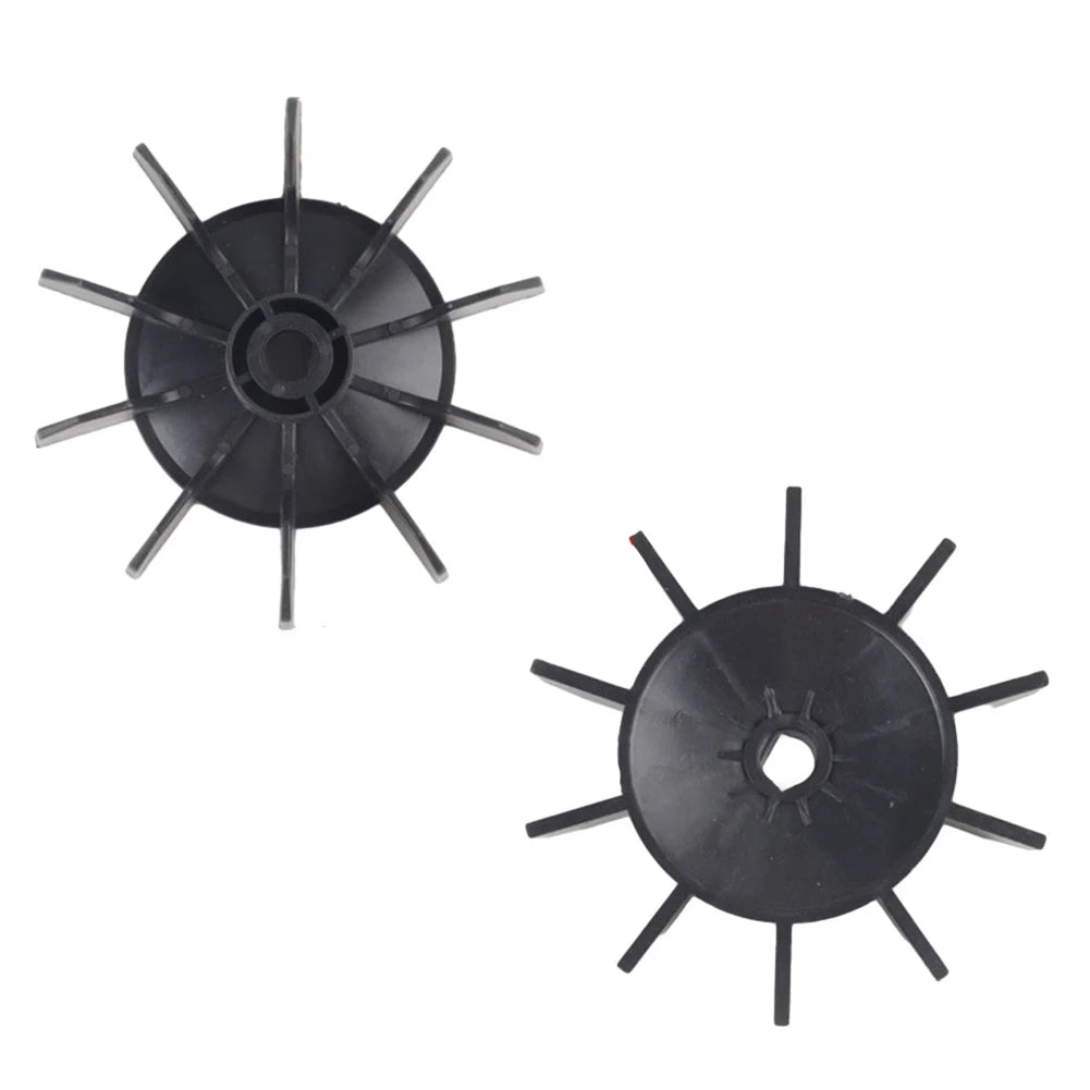 Plastic Replacement Fan Blade for Air Compressor Compatible with Direct Online Motor Features Low Noise and Stable Structure