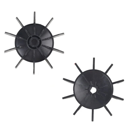 Plastic Replacement Fan Blade for Air Compressor Compatible with Direct Online Motor Features Low Noise and Stable Structure