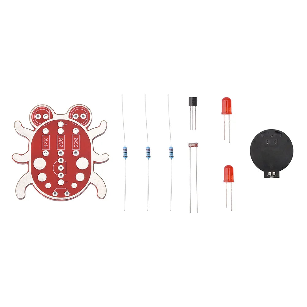 Weevil Eye Electronic DIY Soldering Kit for Beginners | Fun STEM Learning Project for Students and Parent-Child Interaction