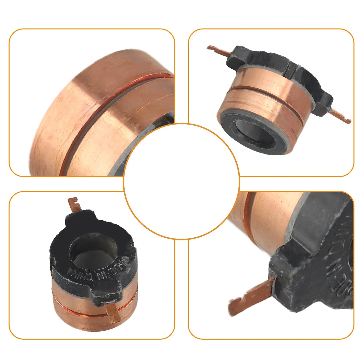 Black Collecting Ring Collecting Ring 33.7mm 33.7x17.9x9(29.7)mm For DC Motor For Power Tools JDH-008-2 Smoothly And Efficiently
