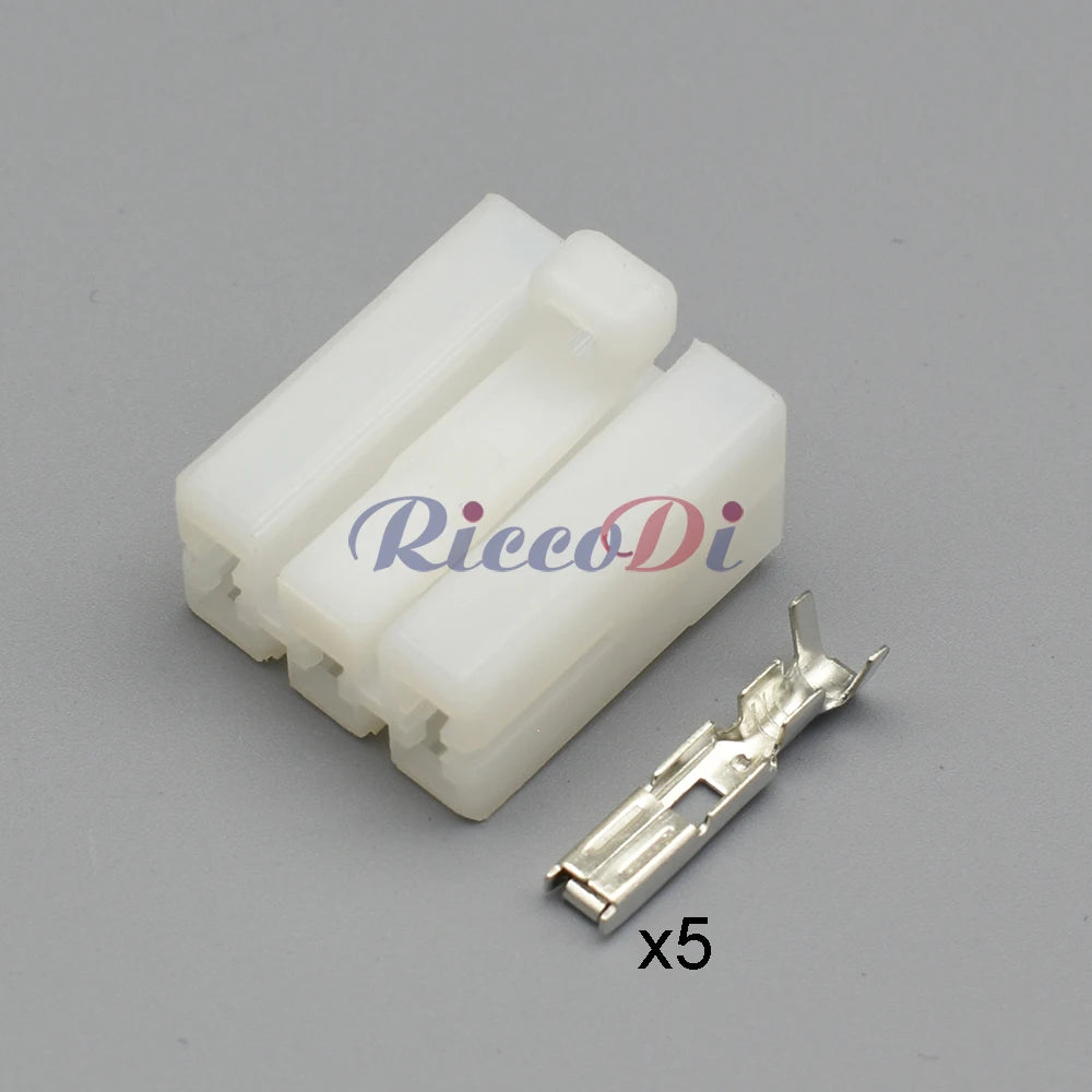 5 Pin Motorcycle AC Assembly Connector 172494-1 DJ7052-3 6.3mm Unsealed Male Female