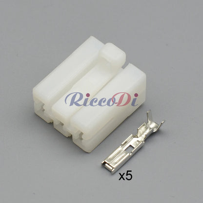 5 Pin Motorcycle AC Assembly Connector 172494-1 DJ7052-3 6.3mm Unsealed Male Female