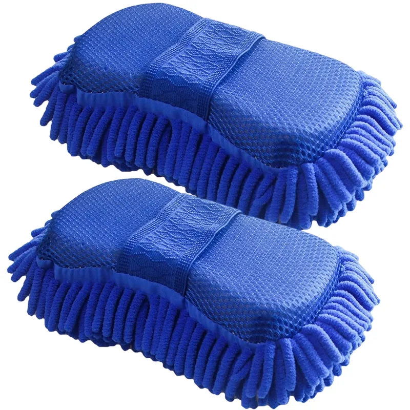 Microfiber Car Cleaning Sponge Wash Pad Scratch-Free Tool for Cars Floors