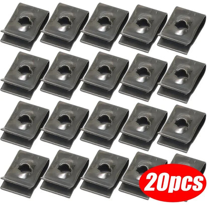 Car U-Type Metal Screw Fastener Clips Anti-Rust Bumper