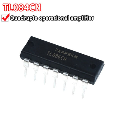 5PCS TL064 / TL074 / TL084 DIP-14 Operational Amplifier IC – TL064CN TL074CN TL084CN
