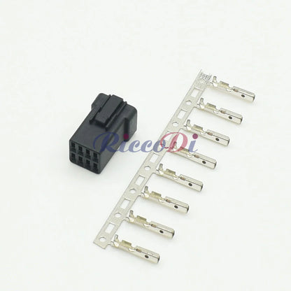 08T-JWPF-VSLE-D / B08B-JWPF-SK-P / 08R-JWPF-VSLE-D JST JWPF 8-Pin Waterproof Automotive Connector — Male Female Docking Plug