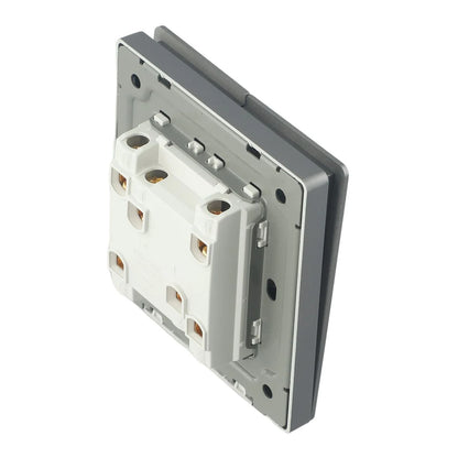 None Gray Button Switch Switches 1 2 3 Gang 86mm Flame Frameless PC Material Push Retardant Rocker Switch None