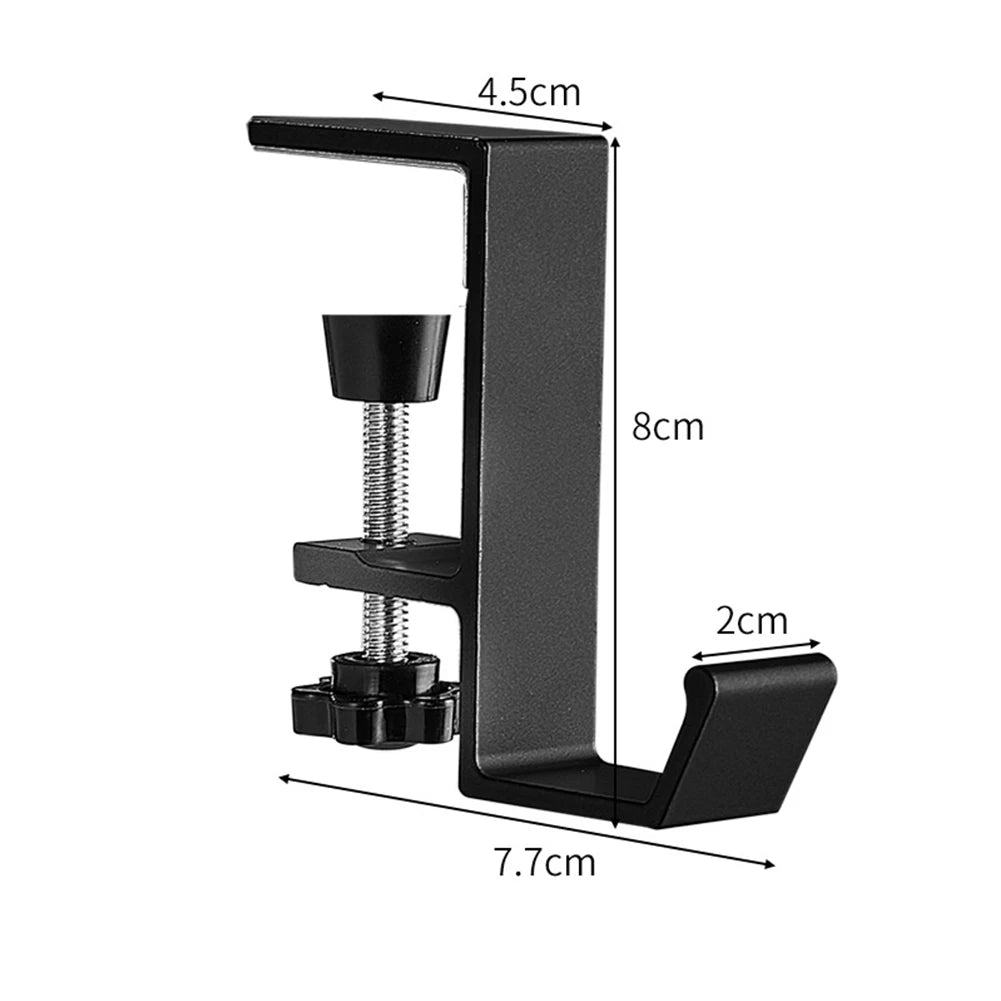 Adjustable Hanger Headphone Holder Organize Space Keep Bags Off Floor Easy Installation Lightweight And Portable Non-Slip Design
