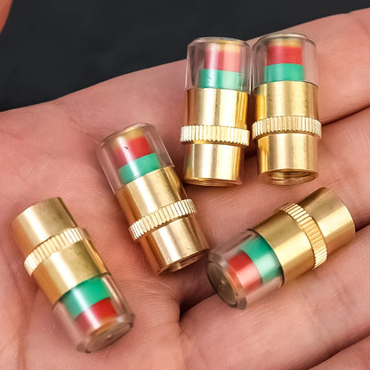 8/1pcs Motorcycle Car Tire Pressure Monitor Valve Cap Sensor Indicator Eye Alert Auto Tire Pressure Inspection Tool Tire Valve