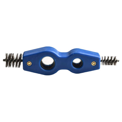 4-in-1 Battery Brush Copper Pipe Cleaner Welding Preparation High Torque Resistance Interchangeable Brush Heads For Copper Pipes