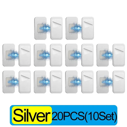 Magnetic Cabinet Door Catch 20/2PCS Self Adhesive Hidden Magnet Closer