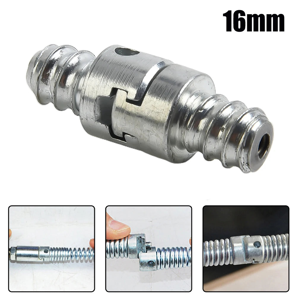 2pcs8543453 16mm Male And 35413Female Dredge 35424Cleaning845345Spring 4354354Connector 8735434For Electric Drill