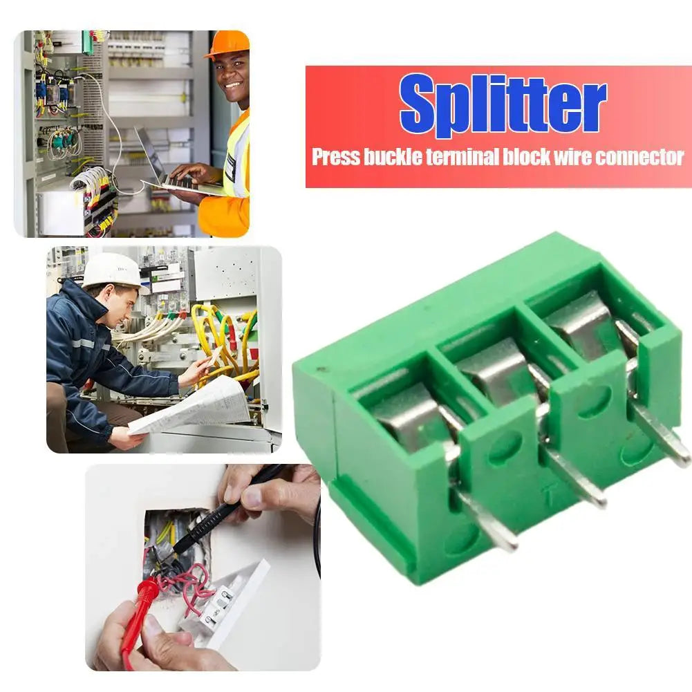 PCB Mount Screw Terminal Block Connector KF301 2P-4P 5.0 / 5.08mm Straight Pin