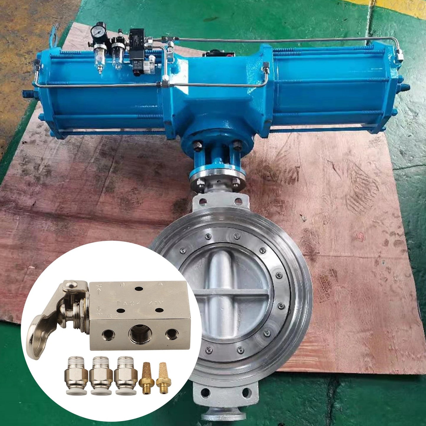 TAC2-41P+34T Pneumatic Valve 2 Position 3Way Mechanical Valve With 6mm Connector Pneumatic Switch Valve For Automatic Equipment