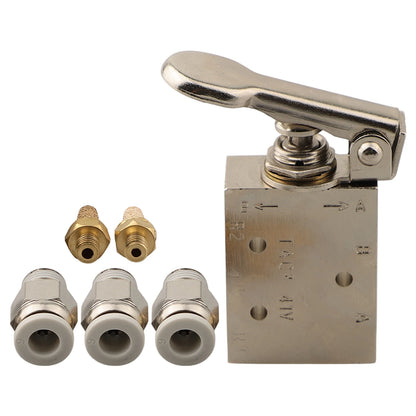 TAC2-41P+34T Pneumatic Valve 2 Position 3Way Mechanical Valve With 6mm Connector Pneumatic Switch Valve For Automatic Equipment