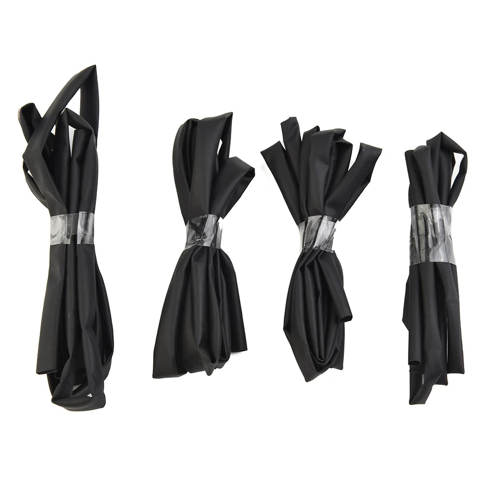 Set of 4 Heat Shrink Tubes for Electrical Wiring Each 1 Meter Sizes 3mm 4mm 5mm 6mm Used for Insulation and Repair