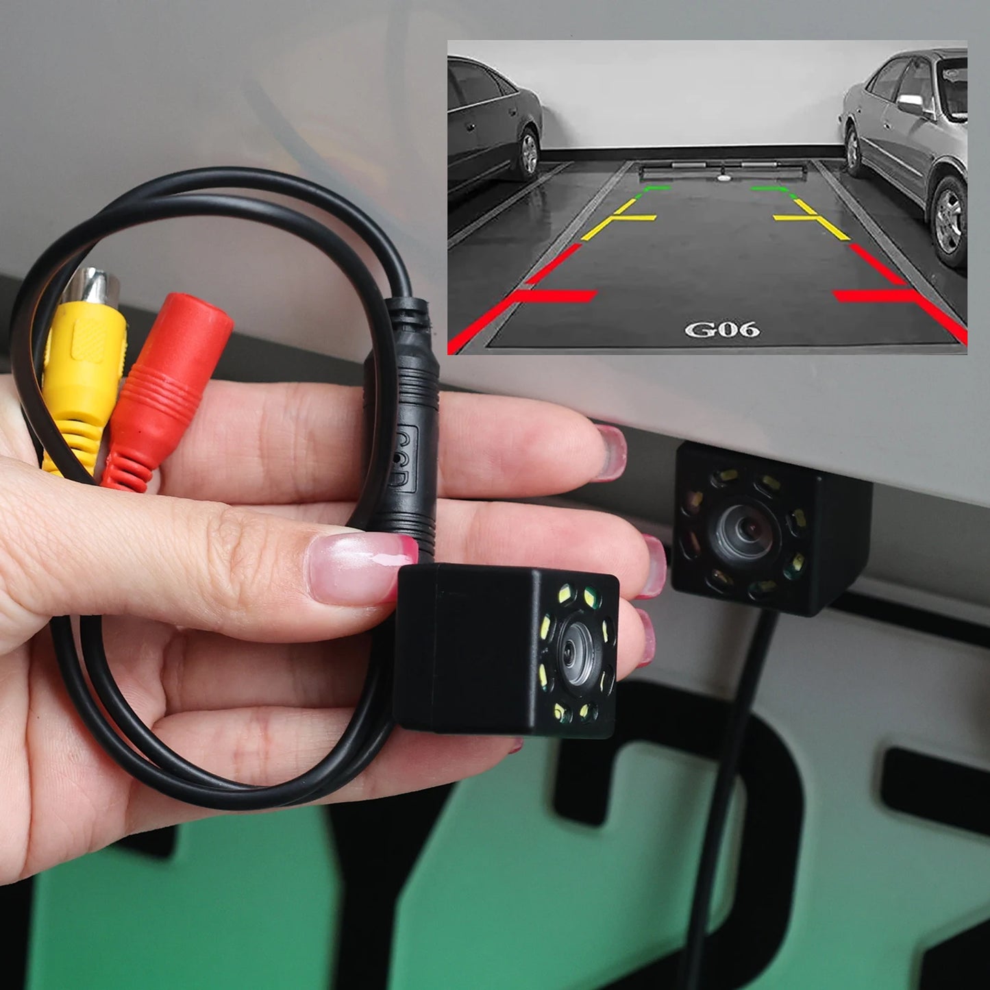 Waterproof 12 LED Rear View Camera HD Night Vision Backup Parking