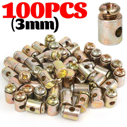 Metal Throttle Cable Clamp Solderless Nipple Motorcycle Gas Line Brake Clutch Wire Fixing Buckle Screw for Accelerator Repair