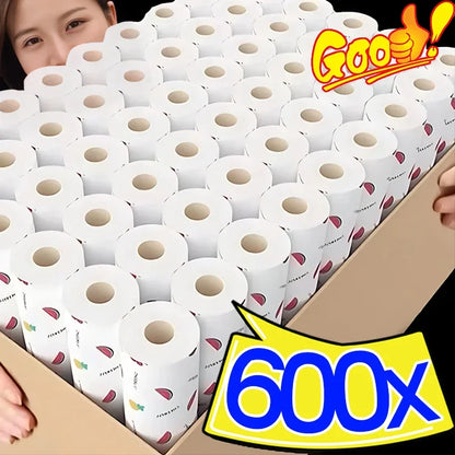 600/100pcs Reusable Kitchen Disposable Rags Reusable Non-Woven Cleaning Cloths Washing Dishcloths Rag Cloth Towels Scouring Pads