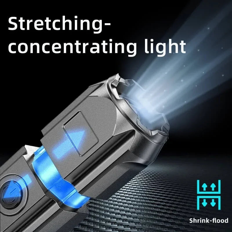Ultra Bright Rechargeable LED Flashlight Zoomable Waterproof Torch