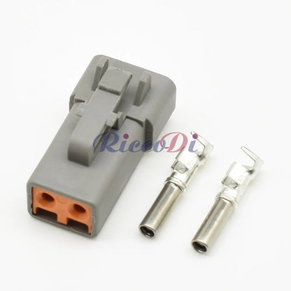 2 Pin 2.3mm DTP Series Waterproof Connector DJ70210Y-2.3-11/21 PA66 Male Female Automotive