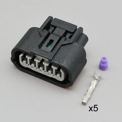 5 Pin Auto Waterproof Connector Mass Air Flow Sensor Intake Pressure Oxygen Sensor Plug 6189-1081 6189-6909 For Honda