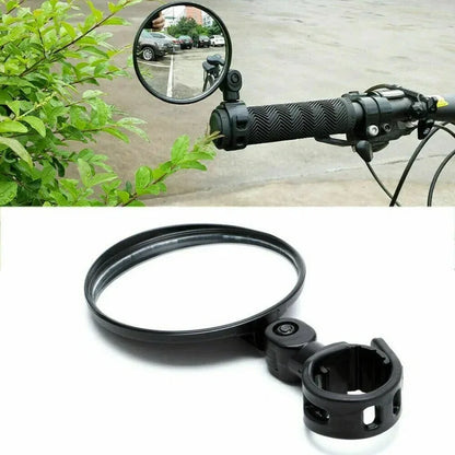 Universal Bike Mirrors Bike Handlebar Adjustable Rotating Wide Angle Rear View Mirror 360 Degree Rotation Cycling Accessories