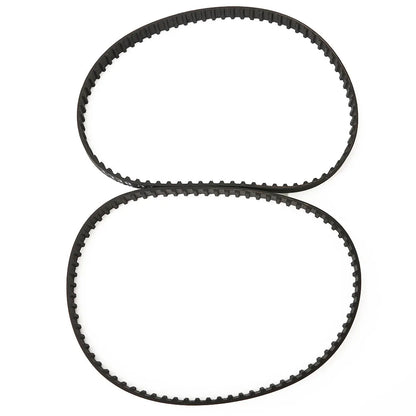 Geared Belt Cog Cog Geared Belt Stable transmission Low Noise Low noise Parts Stable Transmission 2pcs 90228-060 Black