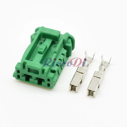 2 Pin 2.8mm Blower Motor Heater Fan Resistor Connector DJ7027E-2.8 PA66 for Nissan Citroen C5 C3