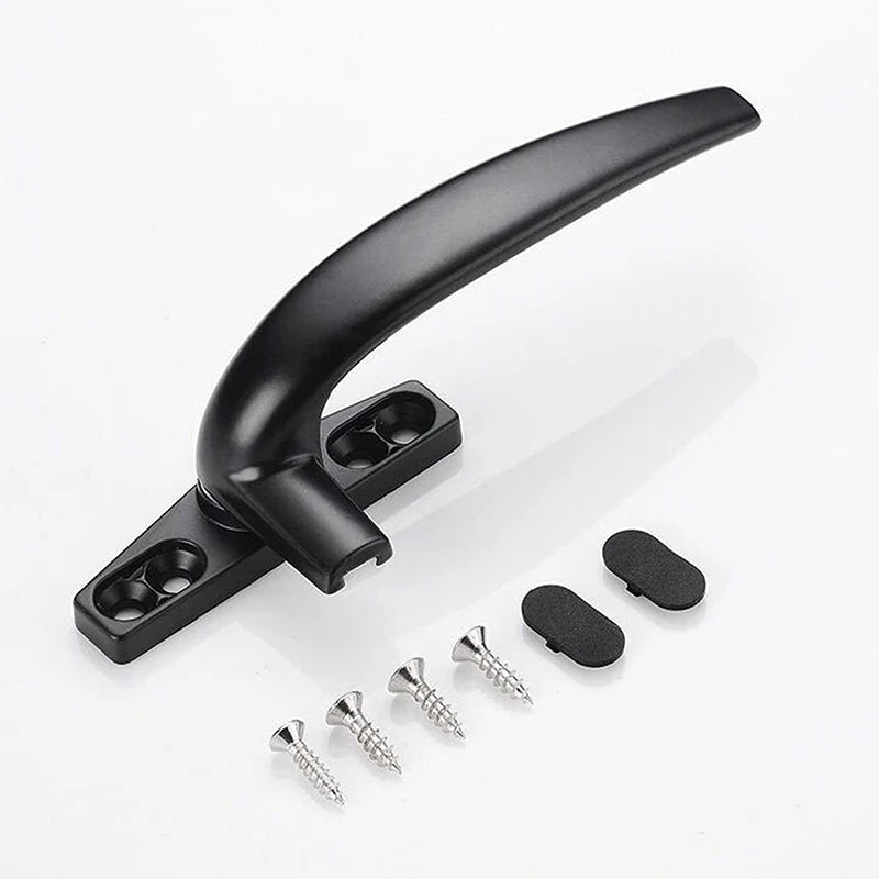 New Thickenin Aluminum Alloy Window Handle Push Out Swing Door And Window Single Point Handle Window Lock Seven Character Handl