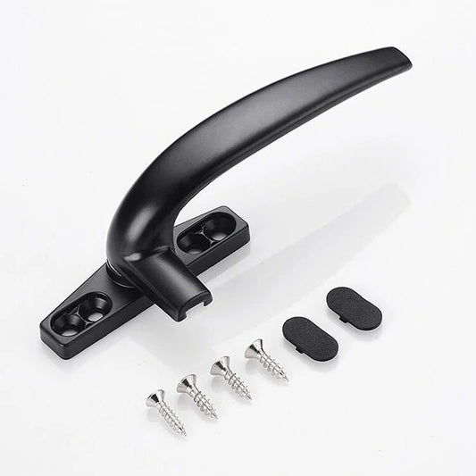 New Thickenin Aluminum Alloy Window Handle Push Out Swing Door And Window Single Point Handle Window Lock Seven Character Handl
