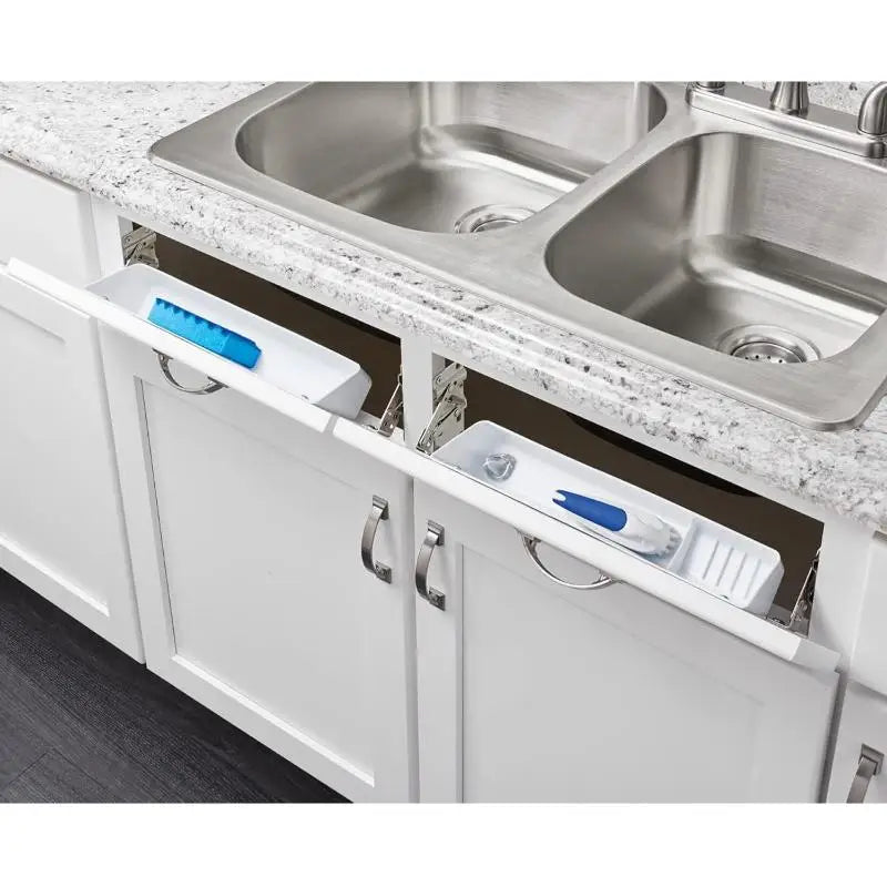 2pcs Self-Closing 45 Degree Pivot Hinge Kitchen Cabinet Tip-Out Trays Hinges For Sink Drawer Bathroom Organizers Shoe Cabinets
