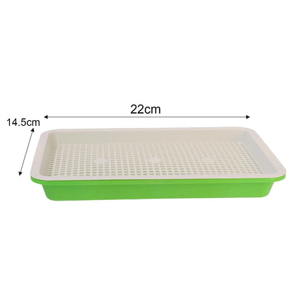 Microgreens Sprout Tray Germination Tray Hydroponics Tray Double Layer Sprout Plate Nursery Pots Soilless Cultivation Planting