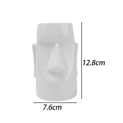 Face Shape Makeup Brush Holder Human Body Art Styling Makeup Storage Box Portable Multifunctional Organizer