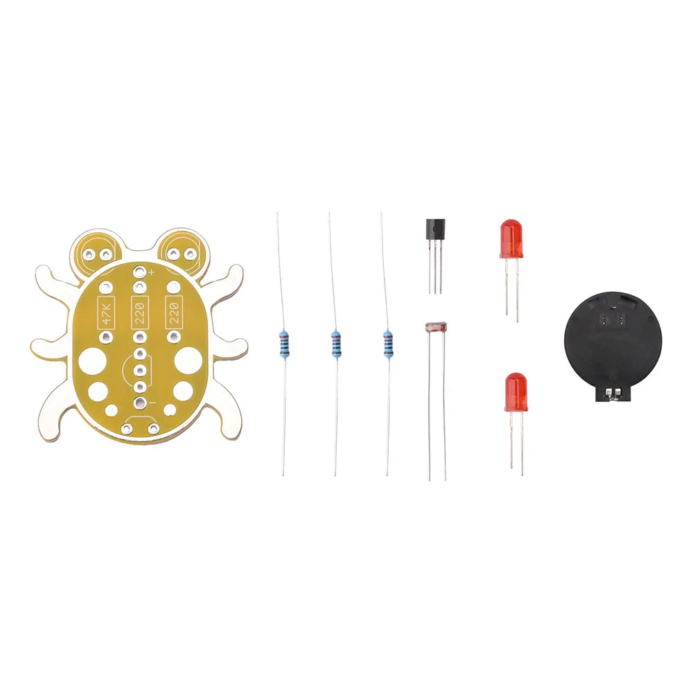 Weevil Eye Electronic DIY Soldering Kit for Beginners | Fun STEM Learning Project for Students and Parent-Child Interaction