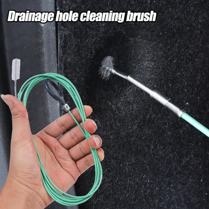 3meters Car Sewer Unclogger Cleaning Brush Car Sunroof Long Hose Drain Hole Drain Unclogger Car Pipe Cleaner Auto Accessories