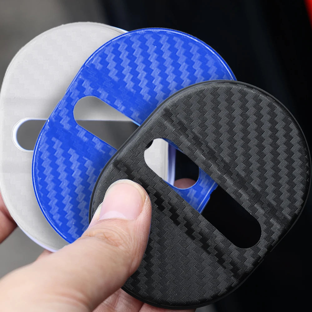 Universal Car Door Shockproof Cushion – 4PCS Mute Shock Absorber Protective Cover for Door Latch Anti-Collision Accessories