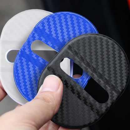 Universal Car Door Shockproof Cushion – 4PCS Mute Shock Absorber Protective Cover for Door Latch Anti-Collision Accessories