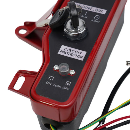 Engines Generator Pump Ignition Switch 168F/170F 188F/190F 20.5 X 7 Cm/8.07 \\\\\\\"x 2.76\\\\\\\" Iron Red+black Brand New