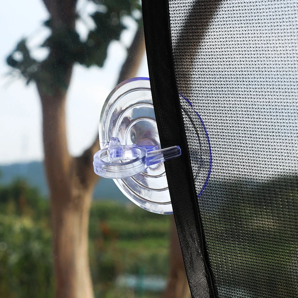30/10Pcs Car Sun Visor Suction Cups Dovetail Front Gear Sun Visor Suction Cups Transparent PVC Suction Cups Car Decoration