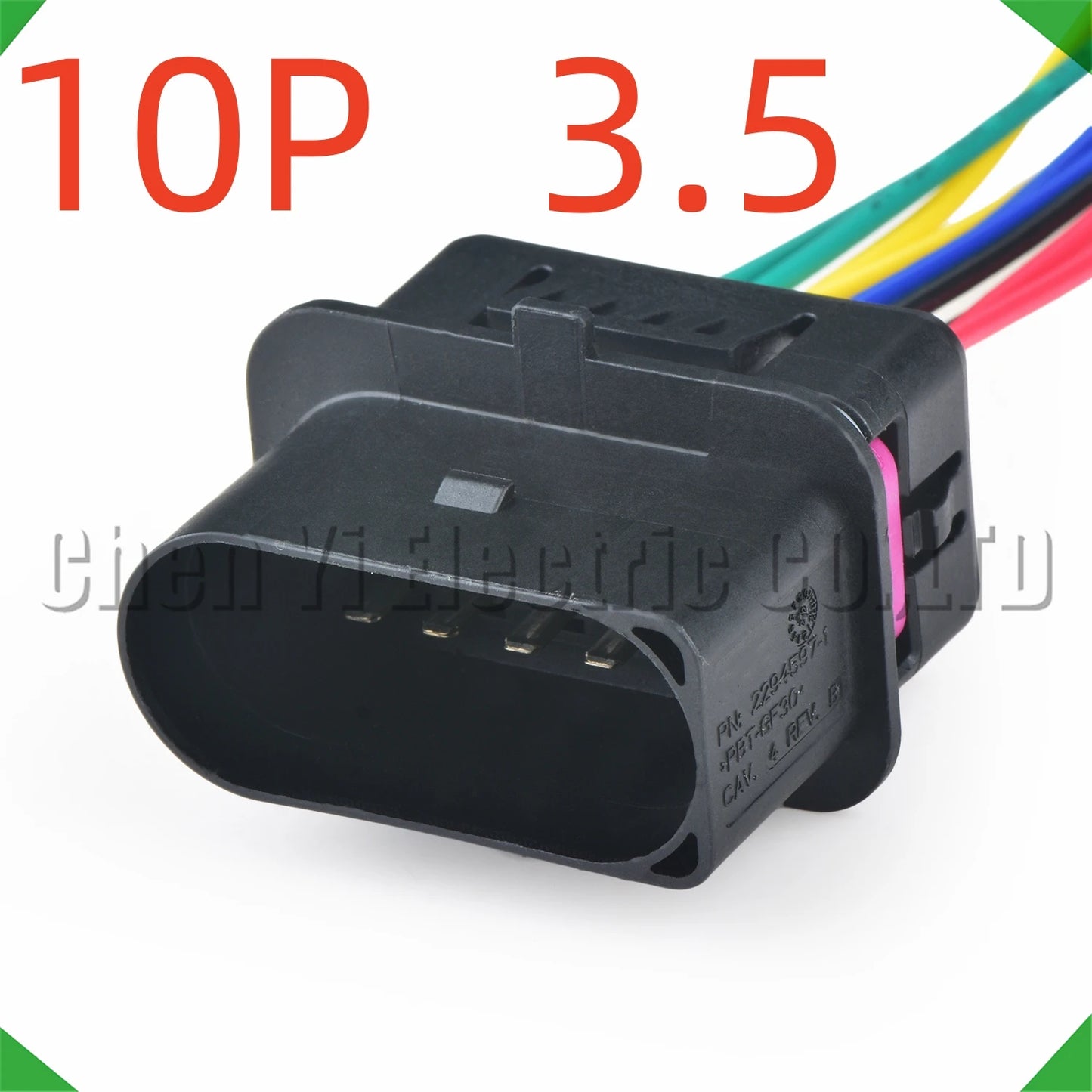 10 Pin Headlight Connector 1J0973835 1J0973735 For VW Audi