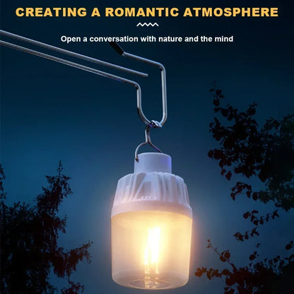 Portable LED Camping Light 3 Lighting Modes Use 3*AAA Battery Camp Lamp For Outdoor Waterproof Camping Hiking Emergency Lantern