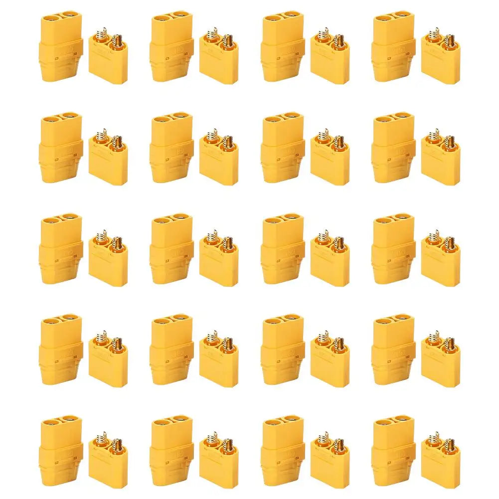 20PCS XT90 Male & Female Connectors For RC Solid 90A Power Connection Electrical Equipment & Supplies Accessories