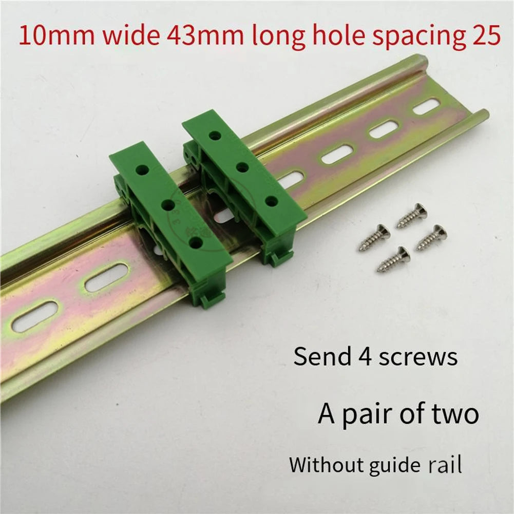 PCB DIN C45 Rail Mount Adapter for DIN 35 Mounting Rails, Plastic PCB Bracket Clips, 35mm Electrical Part