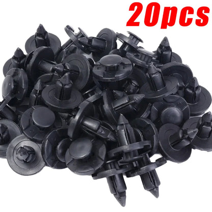 8mm Automotive Fastener Rivets Clips for Nissan Body Bumper &amp; Trim — 10–100pcs