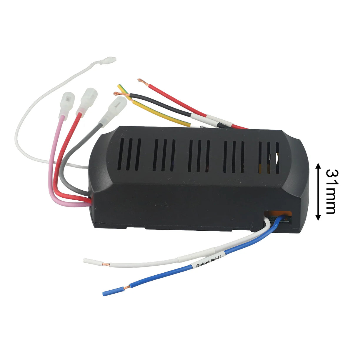 Ceiling Fan Light Control 6 Speed Fan Remote Bedroom Convenient Installment Multi-function Plastic PC Material