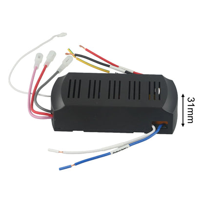 Ceiling Fan Light Control 6 Speed Fan Remote Bedroom Convenient Installment Multi-function Plastic PC Material