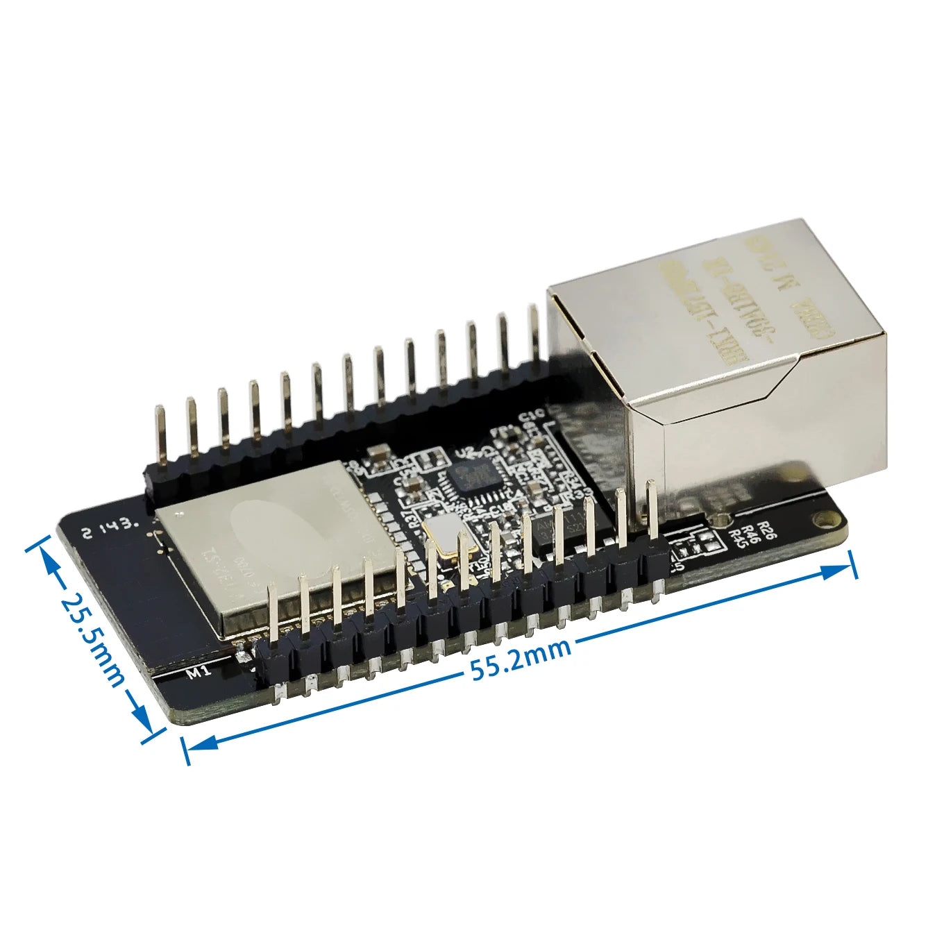 WT32-ETH01, compatible con Bluetooth, Ethernet, WIFI, Combo Gateway, MCU, ESP32,  modulo inalambrico, WT32, ETH01