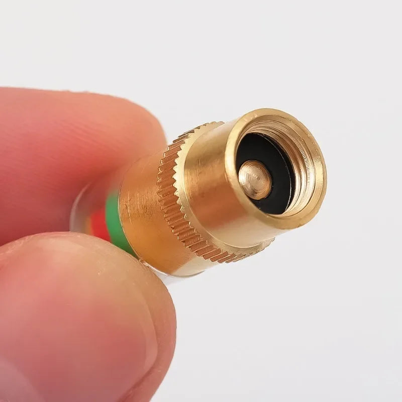 8/1pcs Car Tire Pressure Indicator Tire Pressure Gauge Indicator Alert Monitoring Valve Cap Sensor External Valve Detection