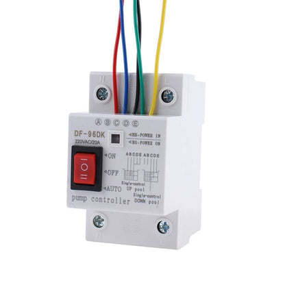 1pcs DF-96DK Automatic Water Pump Controller Switch Tank Liquid Level Detection 20A 220V 50Hz ABS Household Water Pumps